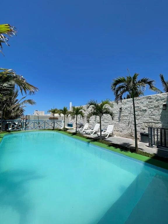 Poolside loungers at Playa Arena